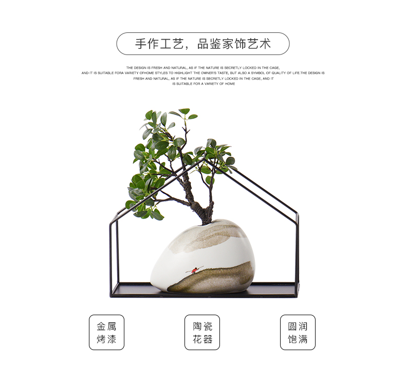 New Chinese style ceramic flower arranging device furnishing articles sitting room porch ark of edge of chair of a TV dinner vase act the role ofing is tasted study bookcase crafts