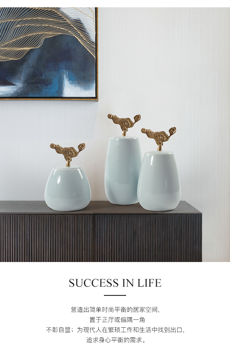Ming and the qing dynasties classical style plain contracted ceramic pot mesa of indoor stylist soft furnishing articles I household adornment
