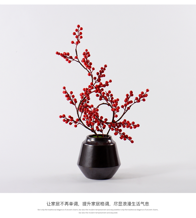 New Chinese style desktop ceramic bonsai flower art study TV ark of tea table decorations example room porch decoration in the New Year