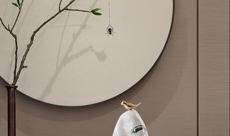 New Chinese style is contracted by rock porch place, creative studio town curtilage ceramic soft adornment company office
