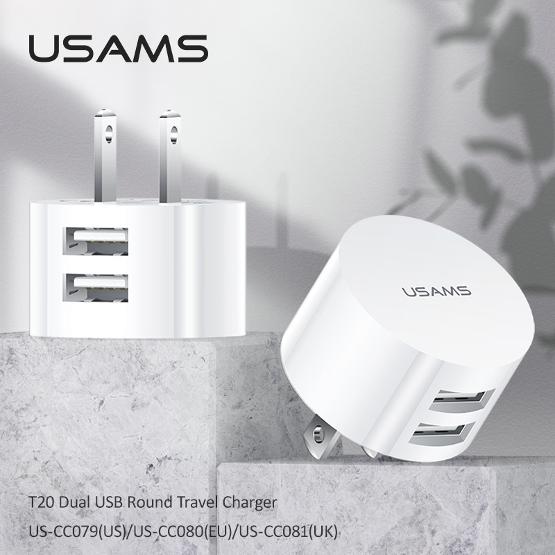 5V2A Charger Dual USB Charging Head 5V1A Power Adapter Mobile Phone Charger Fast Charging Head European Standard British Standard Fast Charging