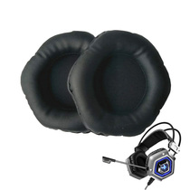 Suitable for Siberian X13 headset earmuffs Replacement sponge earmuffs Ear cotton cover Leather earmuffs