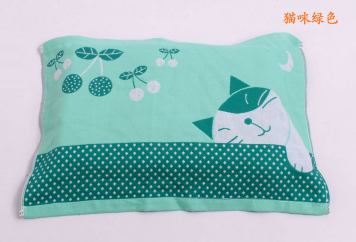 [Đặc biệt hàng ngày] Khăn gối cotton cho trẻ em một miếng gạc ba lớp mềm mại thoáng khí không xơ không phai bé khăn trải gối