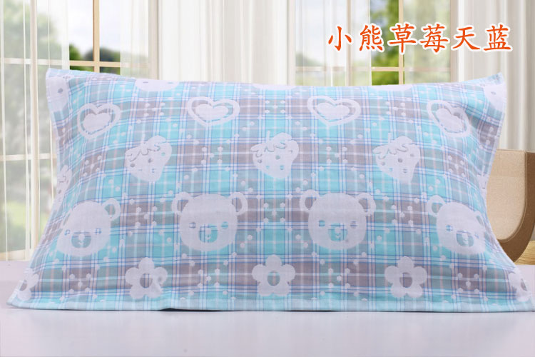 [Đặc biệt hàng ngày] Khăn bông gạc dành cho người lớn khăn gối thoáng khí chính hãng một cặp quà tặng vỏ gối đẹp