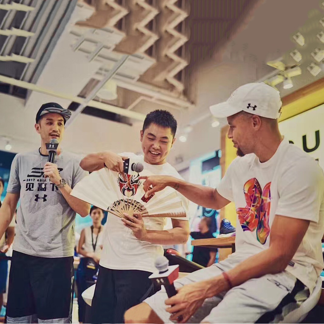 Wood Son Li Sneakers Custom Curry China Line Custom Face Fan China Wind Diy Graffiti Hand Painted Boyfriend Gift