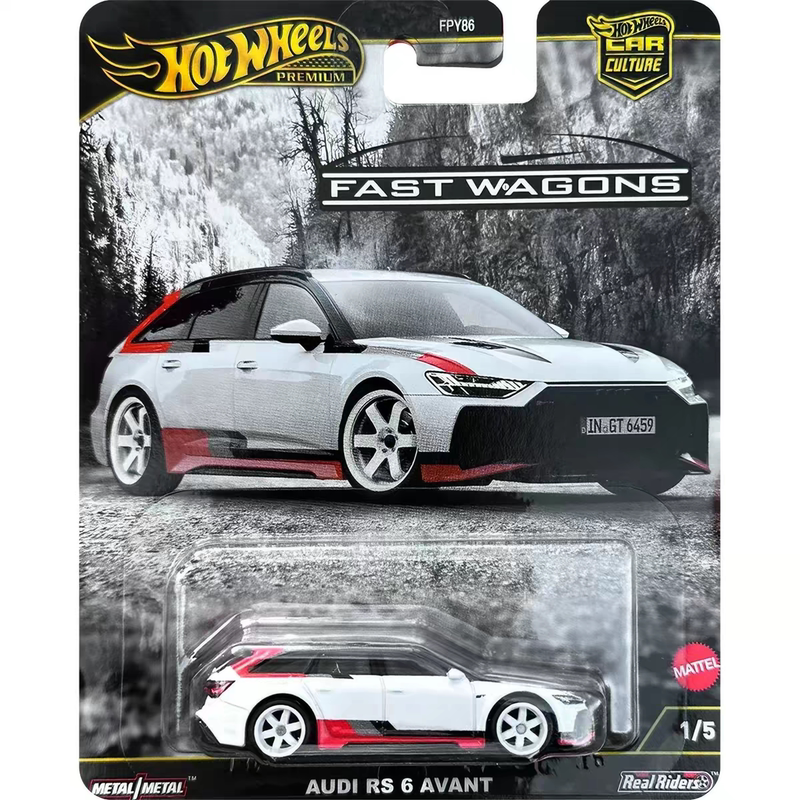 Hot Wheels Car Culture Series New Canister Set Racer Run Silhouette Calendar Mercedes-Benz Audi Rs6
