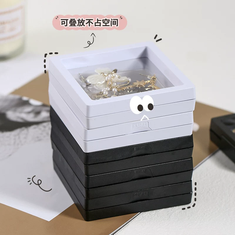 Transparent bracelet, storage system, jewelry, stand walnut, pack, storage box