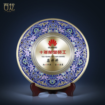 Cloisonne medals customized franchise dealers Grant plaques to make bronze medals creative retirement gifts