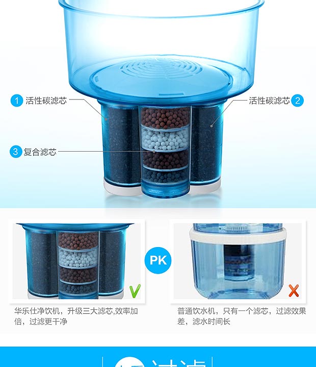 Bộ lọc nước Máy tính để bàn ấm nhà nhỏ nhỏ dọc tự động lọc nước thùng máy nóng và lạnh bình nước tạo kiềm
