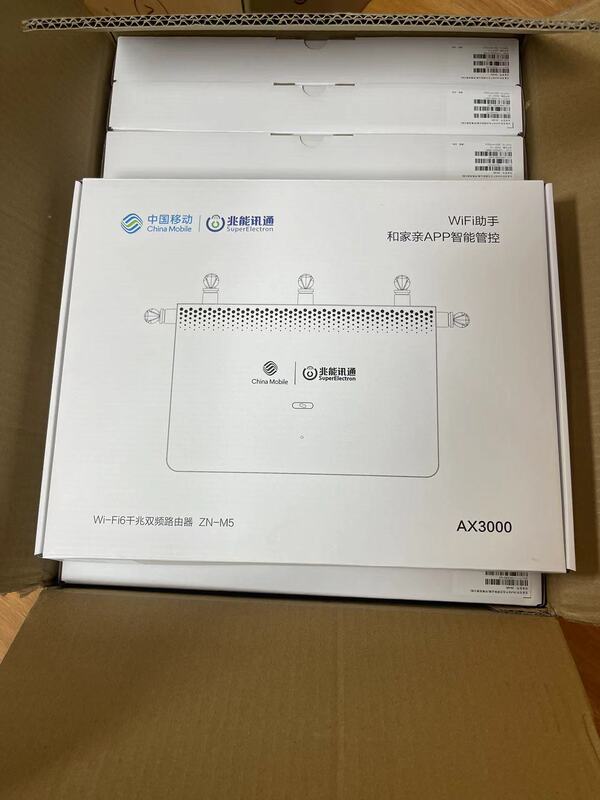 Brand New Zaoneng Zn-M5 Mobile Full-Gigabit Ax3000 High-Speed 3000-Megabit Wifi 6 Dual-Band Home Router with Strong Wall-Penetrating Ability Brand New Zaoneng Zn-M5 Mobile Full-Gigabit Ax3000 High-Speed 3000-Megabit Wifi 6 Dual-Band Home Router with Strong Wall-Penetrating Ability
