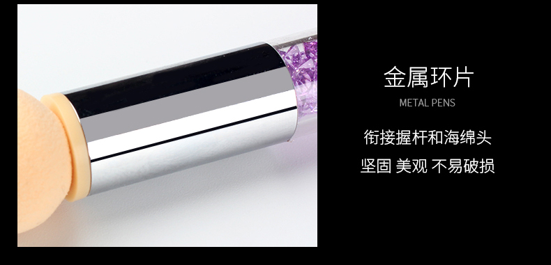 Nail smudge bọt biển Bút đôi đầu smudge bút bọt biển điểm đánh dấu DIY nail dầu keo gradient công cụ móng tay - Công cụ Nail máy dũa móng tay