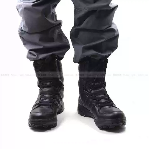 Adidas, импортные высокие демисезонные нескользящие тактические сапоги, Германия