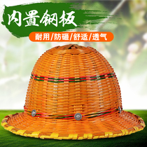 Summer Breathable in the construction of sunscreen Sun Visor sun-shading hat Sub-work Helmet Mens headroom construction work along the bamboo-woven safety helmet