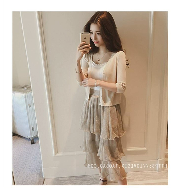 Mùa hè áo len lụa cổ chữ V của phụ nữ áo len ngắn đoạn mỏng tay áo bảy điểm điều hòa áo sơ mi mỏng phần áo chống nắng áo choàng