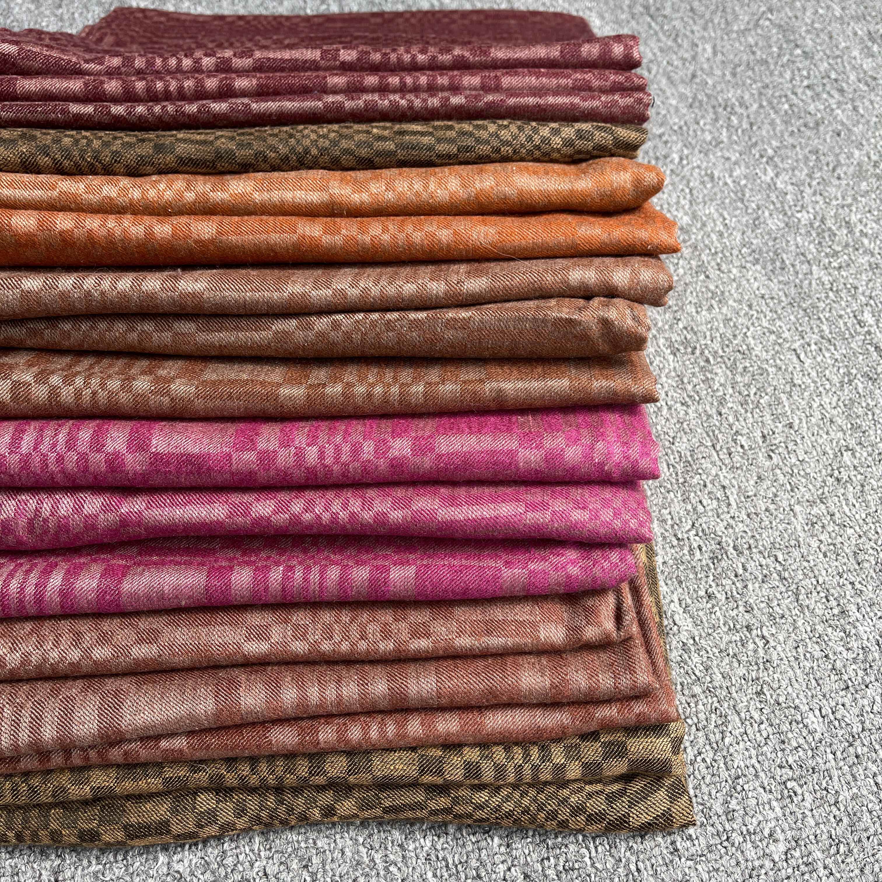 022 WeinNan WEINAN ancient method woven signet vegetarian Kashmiri cashmere PASHMINA shawl scarves