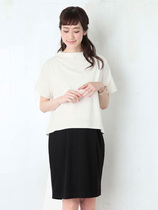 Japans foreign trade Original Single 17 spring and summer short sleeve maternity dress postpartum breastfeeding dress two-piece set