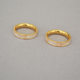 ສີ halo ສີຊົມພູແລະສີຂາວແມ່ຂອງໄຂ່ມຸກ stitching ວົງແຄບນິ້ວຊີ້ ring ແມ່ຍິງສີຂາວ gold-plated