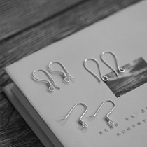 Shed in tears Thai Chiang Mai Artisanal Silver Pure Silver DIY Ear Hook Semifinished EG02