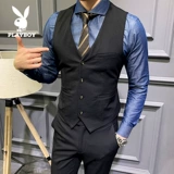 Playboy, костюм, мужской жилет, пиджак классического кроя в английском стиле, облегающий крой