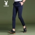 Playboy quần âu 9 quần mùa thu co giãn quần nam thanh niên Phiên bản Hàn Quốc 9 điểm chân quần quần sịp nam Quần mỏng