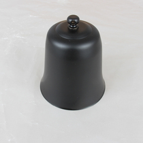 Dharma instrument hanging bell wall clock hand bell black roasted ancient 4-inch imperial bell temple and temple supplies