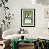 斯柏达 Ретро-плакат, декоративная живопись, гостиная, ресторан, стена, высококачественное искусство, коридор, вход, лестница, подвесная живопись