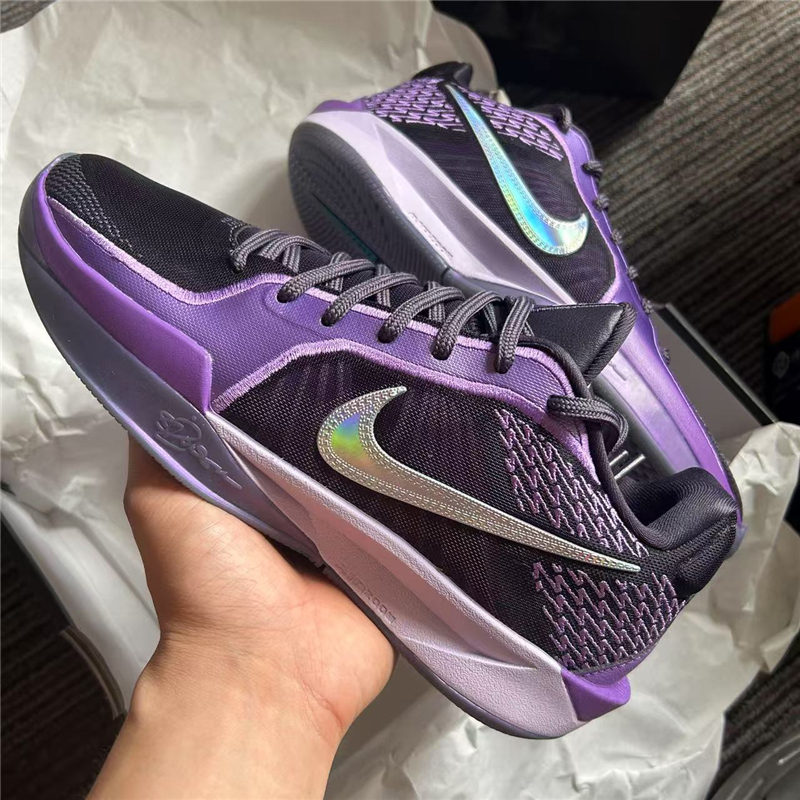 In Stock Nike Sabrina Ep Kobe Purple Gold Silver Wear-Resistant Low-Top Basketball Shoes Fz1517-500