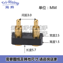 2p spring thimble antenna thimble test probe fixture gold plated charging conductive contact pin POGOPIN connector