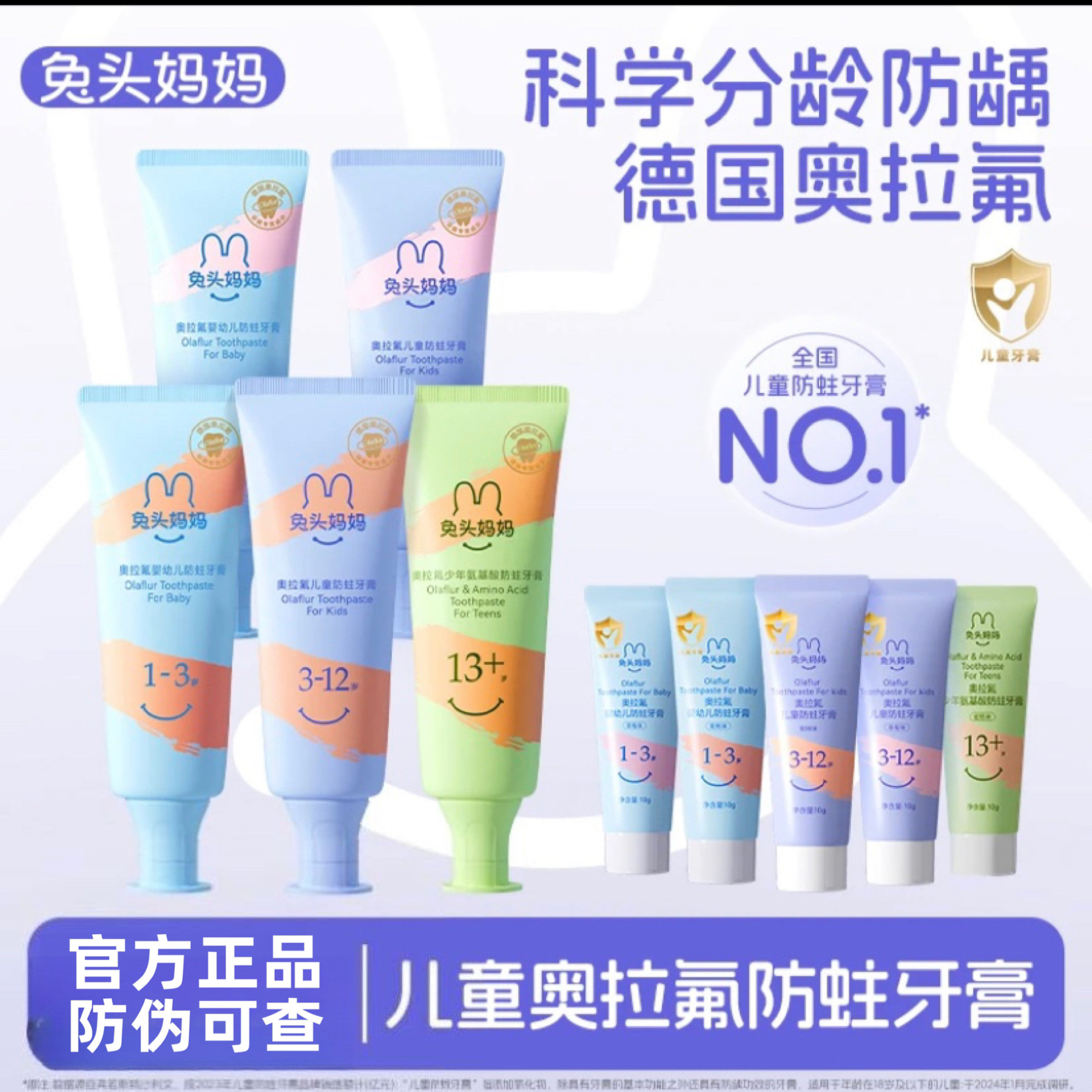 兔头妈妈奥拉氟儿童牙膏适合青春期学生用吗？聊聊2026护齿新潮流