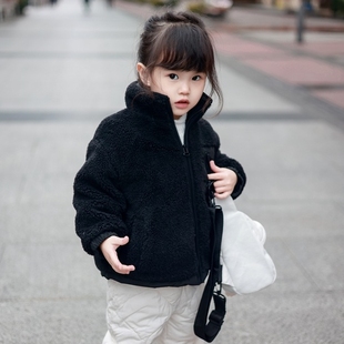 little moco仿羊羔毛外套
