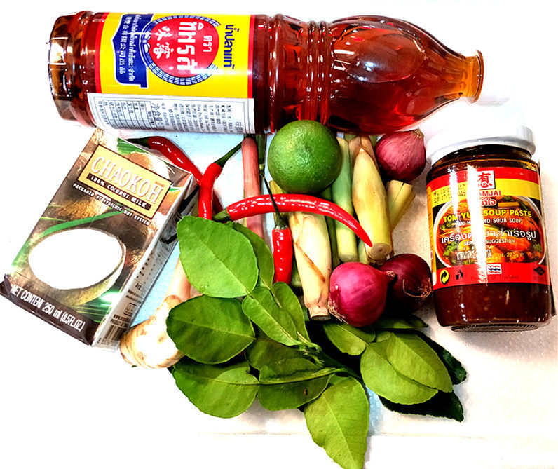 Fresh winter pubic power seasoning package Thai style winter clitoris soup hotpot ingredients fresh and complete package-Taobao