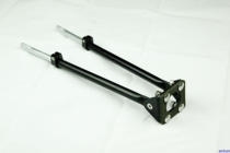 Recumbent car accessories Reclining car seat bracket Reclining chair ultra-light bracket Telescopic adjustable bracket Aluminum-magnesium alloy