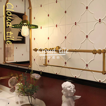 Facile washroom tile wall brick retro bathroom toilet kitchen Southeast Asia Nanyang Lady Yogyakarta Small flower brick and floor tiles