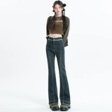 Ретро дизайнерский мегафон, весенние джинсы, летние штаны, в обтяжку, подходит для подростков