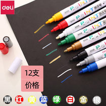 Able paint pen S558 coarse rod Tonic Lacquered Notes Pen 2 2MM Persistent not decoloured oily pen S556 fine rod