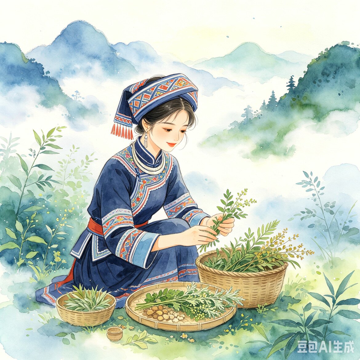 森呼吸草本养护馆的LOGO