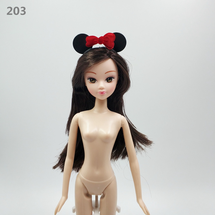 怡丽佳 儿 娃娃 裸 娃 头 素 心 doll OB búp bê mở mắt sửa đổi DIY bánh phụ kiện mô hình búp bê giá rẻ