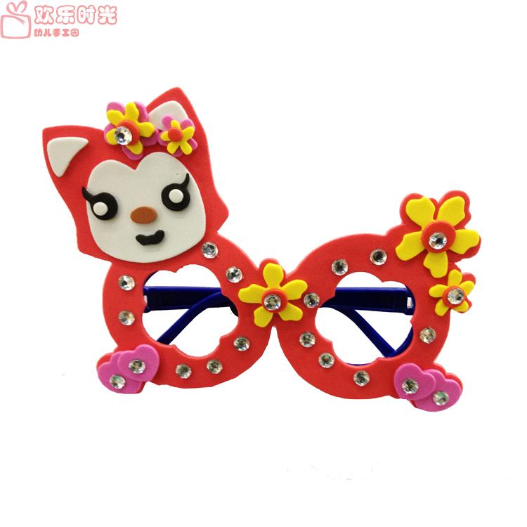 Lễ Tạ ơn mẫu giáo handmade tự làm nghệ thuật sáng tạo trẻ em handmade DIY handmade vật liệu gói kính đồ chơi cho bé