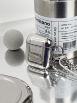 NorthBridge original electrosilver-coated application Apple Bluetooth headphones 1 2 3 generation protective shell hanging neck chain airpodspro 2nd generation headphone sleeve Advanced sense personality wave cool mirror