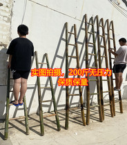 Bamboo Ladder Bamboo Ladder Straight Ladder 2 m 3 m 4 m 4 m Engineering Power Straight Ladder Engineering Ladder Kindergarten Bamboo Ladder