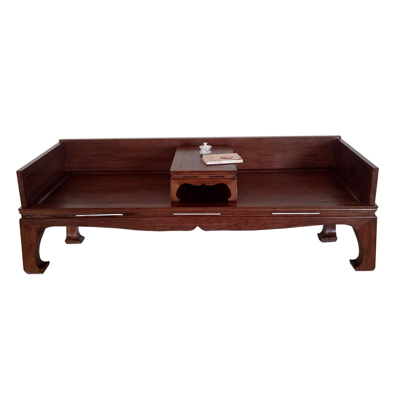 Black Walnut Zen Rohan Bed New Chinese Rohan Bed Bed Living Room Paint-free Rohan Bed Sofa