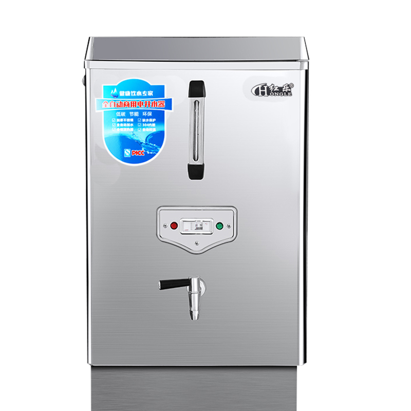 Commercial water boiler stainless steel electric heating water tank milk tea shop fully automatic boiling bucket 30L full foaming water machine