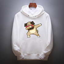 Spring and Autumn Sweats Mens Cotton Long Sleeve Hooded Pullover Students Korean Trend Couple Thin Clothes Coats