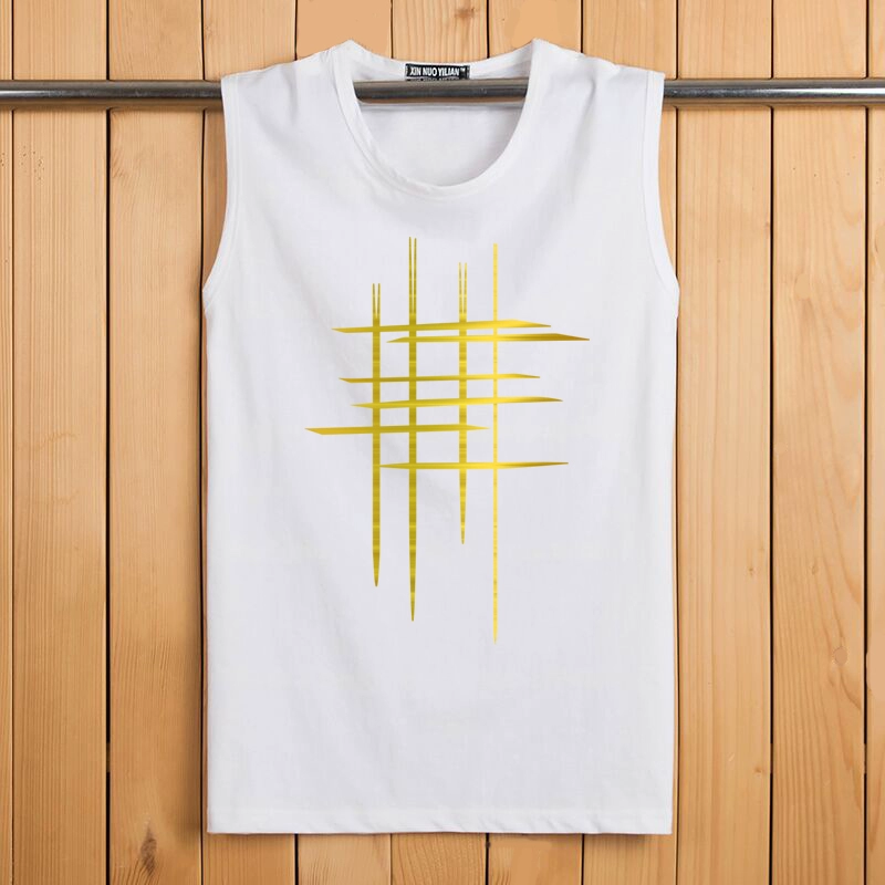 Áo vest nam đặc biệt hàng ngày không tay áo thun cotton rộng rãi - Áo vest cotton ao ghi le