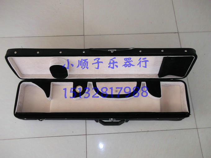 Upscale Erhu box imported deer leather suede material wood tire Erhu box with built-in hygrometer Erhu box