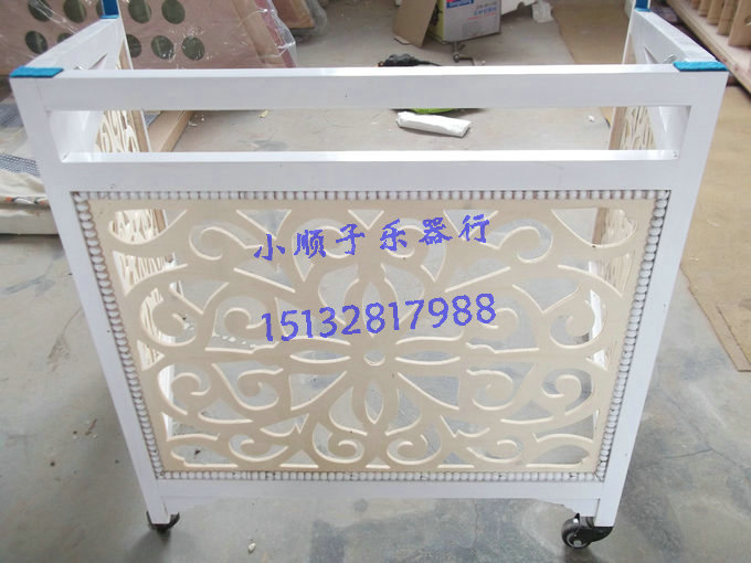 Manufacturers direct sales of northern national musical instruments white piano paint 402 Yangqin shelf professional hand - made