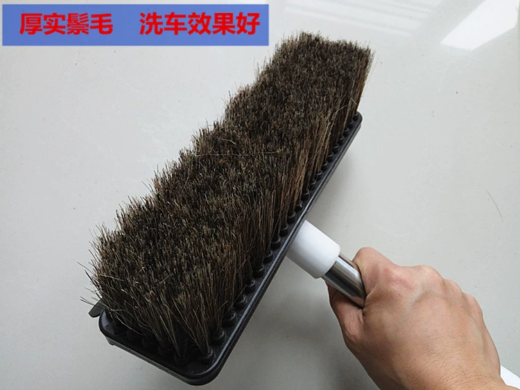 Xe rửa xe cọ nước bàn chải dài xử lý có thể thu vào tóc mềm làm sạch xe chải xe tải trộn xe đặc biệt rửa xe cung cấp - Sản phẩm làm sạch xe