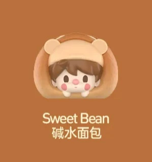 Бесплатная доставка POPMART Pop Mart POP BEAN Toast Series Cute Trendy Toy Doll Ornaments