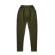 2024 Spring and Summer Thin Stretch Large Size Elastic Waist Small Leg Pants Loose Casual Harem Pants Army Green Women's Trousers