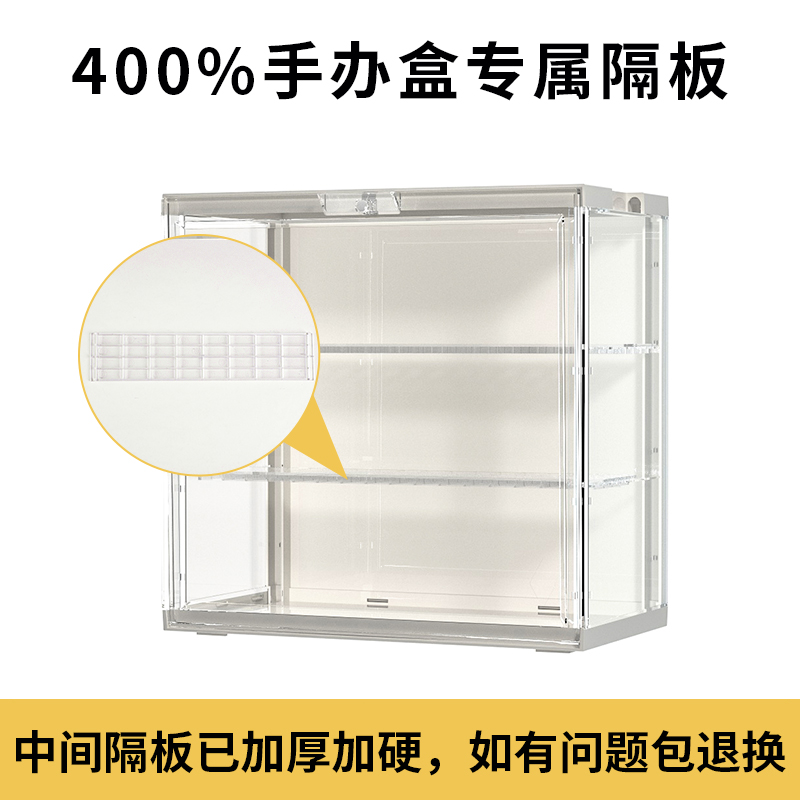 (400% model storage box bulkhead hyperlink) GOTO 400% Bubble Mart Blind Box Storage Box Partition